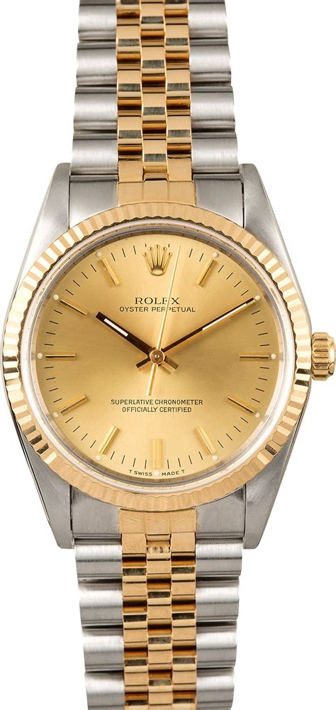 stainless steel two-tone 24mm rolex oyster perpetual watch f|oyster perpetual watches.